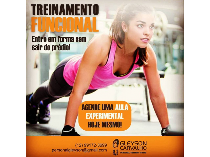 PERSONAL TRAINER EM TAUBATÉ - PROFESSOR GLEYSON - SP
