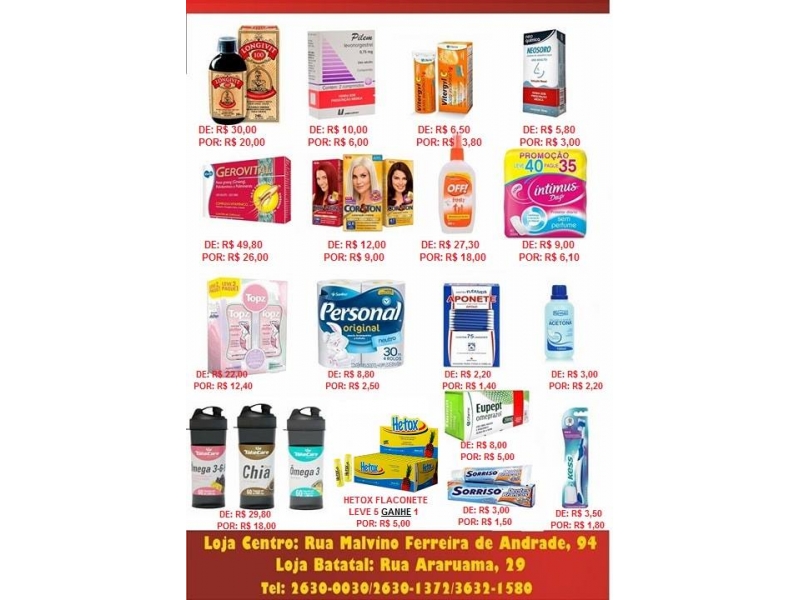 FARMÁCIA E DROGARIA EM FRAGOSO MAGÉ - RJ