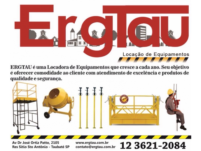 ESCORAS METÁLICAS PARA OBRA EM TAUBATÉ