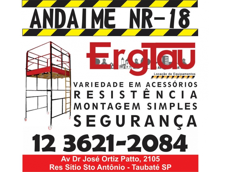 ESCORAS METÁLICAS PARA OBRA EM TAUBATÉ