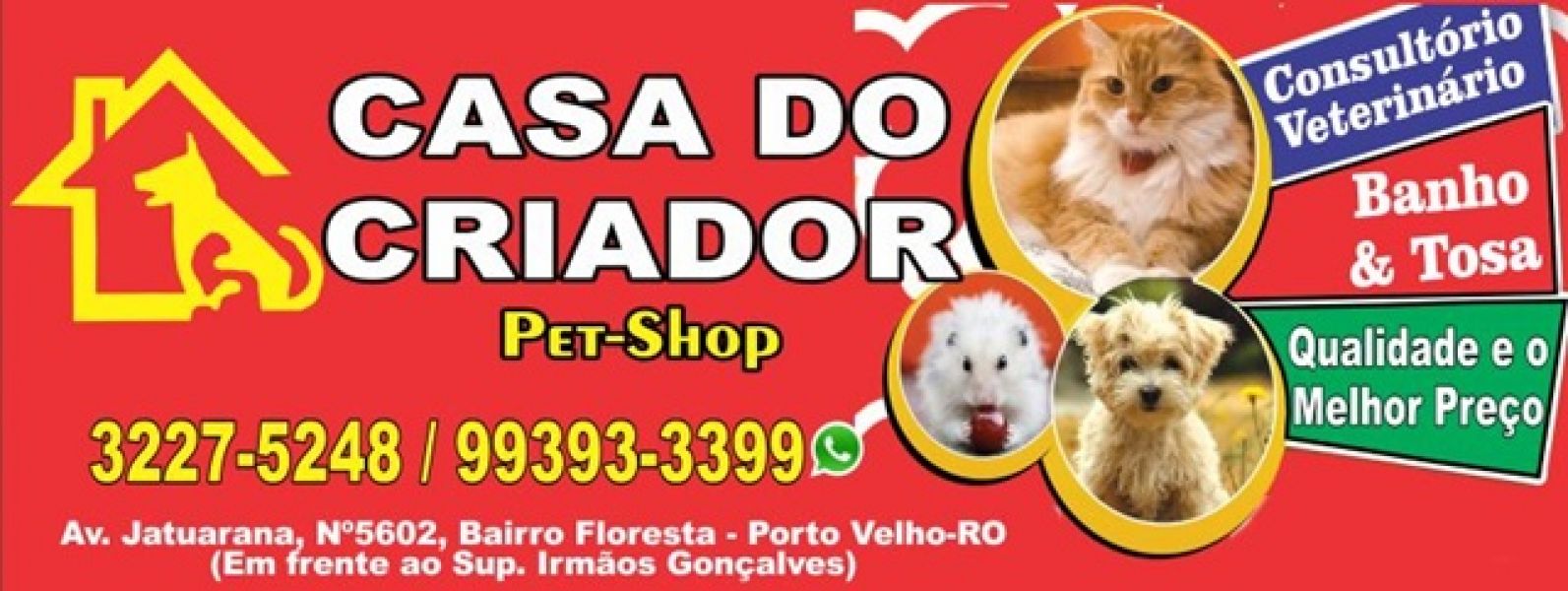 CASA do CRIADOR - PET SHOP