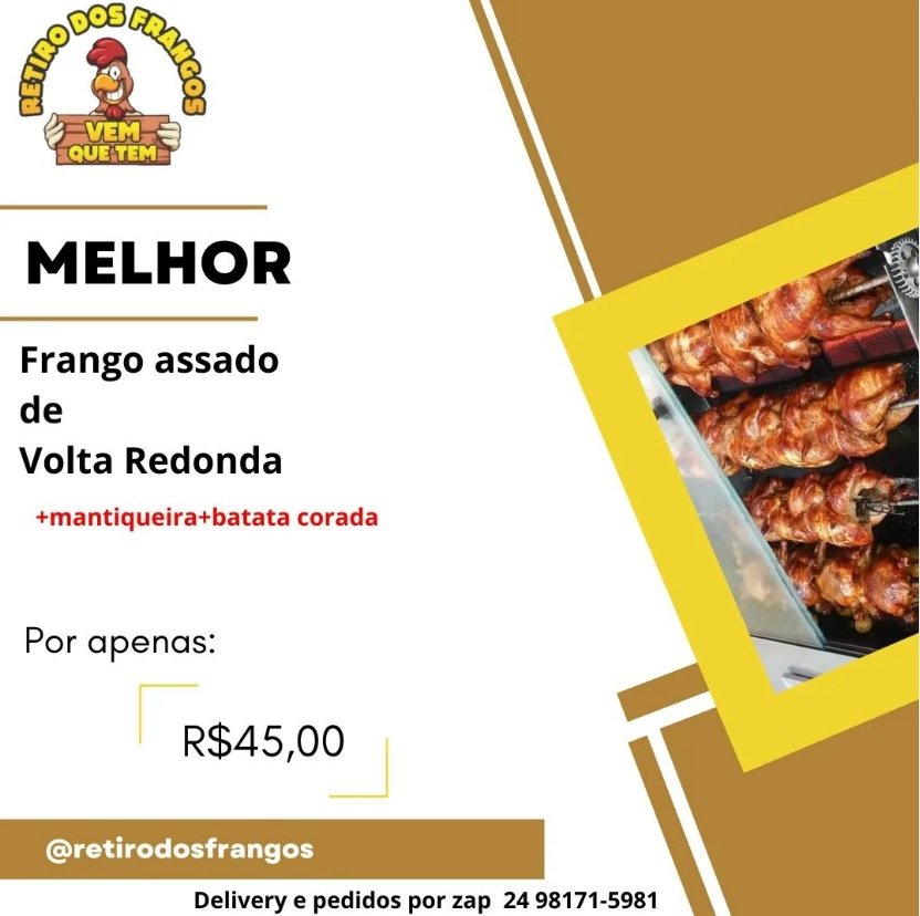 DISK ENTREGA FRANGO ASSADO NO BAIRRO VILA BRASÍLIA RJ