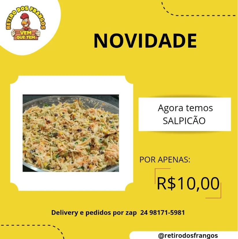 DISK ENTREGA FRANGO ASSADO VILA ELMIRA RJ