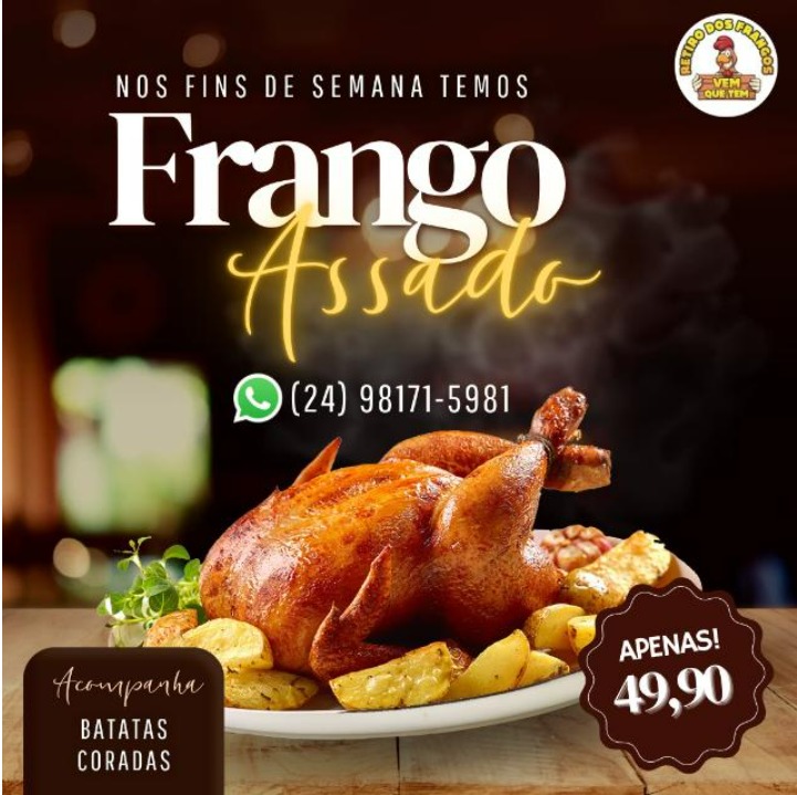 DISK ENTREGA FRANGO ASSADO RETIRO RJ