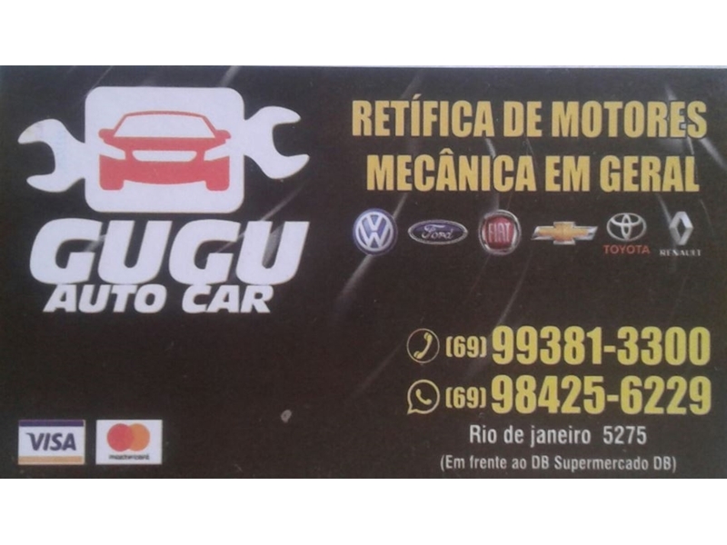 Serviços de mecânica e motor em Porto Velho - Gugu Auto Car