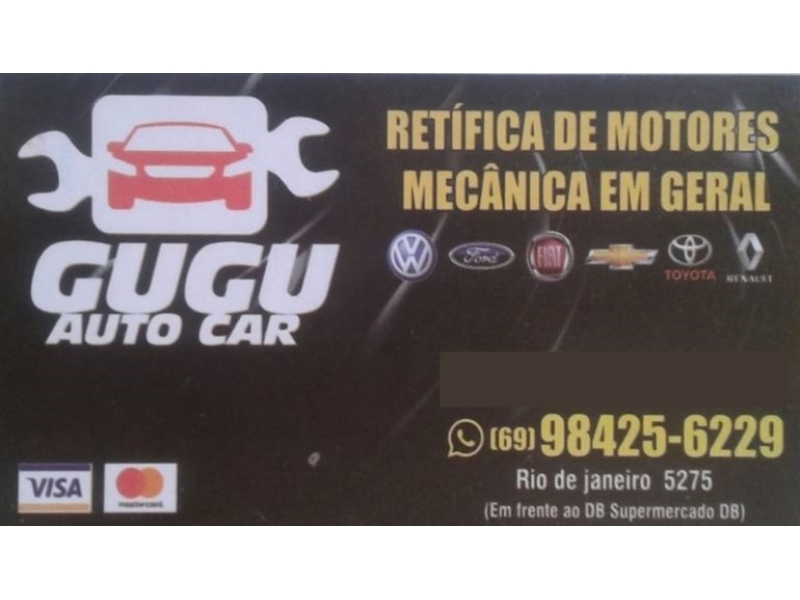 Serviços de mecânica e motor em Porto Velho - Gugu Auto Car