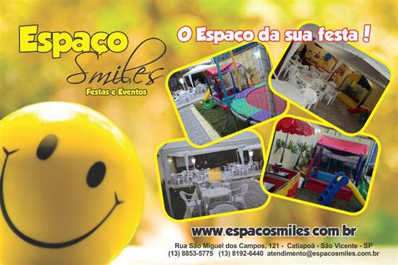 ALUGUEL DE ESPACO PARA EVENTOS E FESTAS EM SAO VICENTE SP - ESPAÇO SMILES