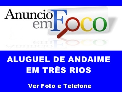 Locação Aluguel de Andaime em Três Rios