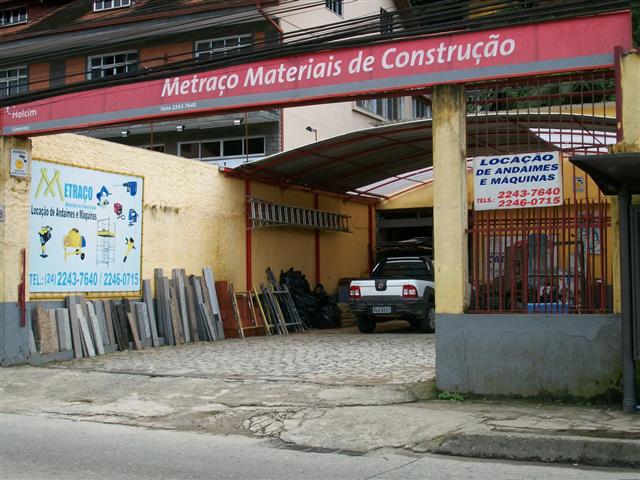 ALUGUEL DE EQUIPAMENTOS PARA CONSTRUCAO EM PETROPOLIS - METRACO - RJ