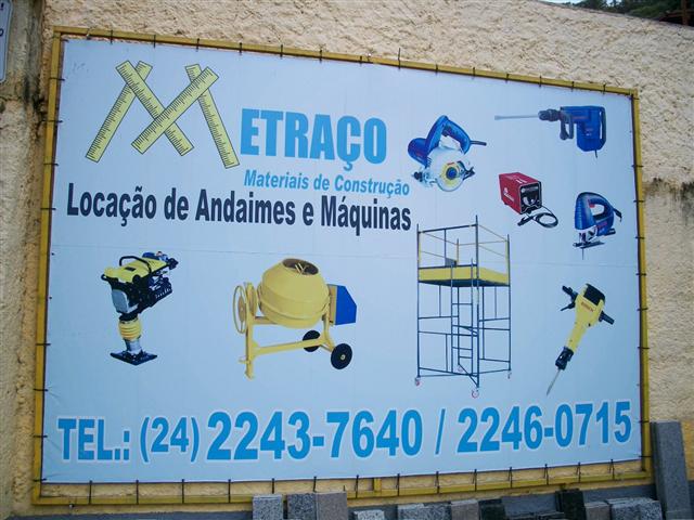ALUGUEL DE EQUIPAMENTOS PARA CONSTRUCAO EM PETROPOLIS - METRACO - RJ