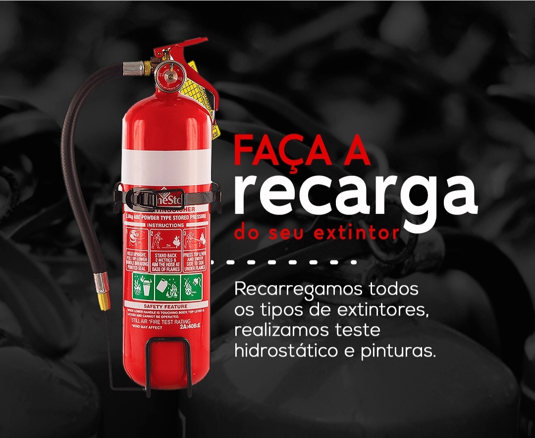 Extintores em Araguaína. RENOVAR EXTINTORES 