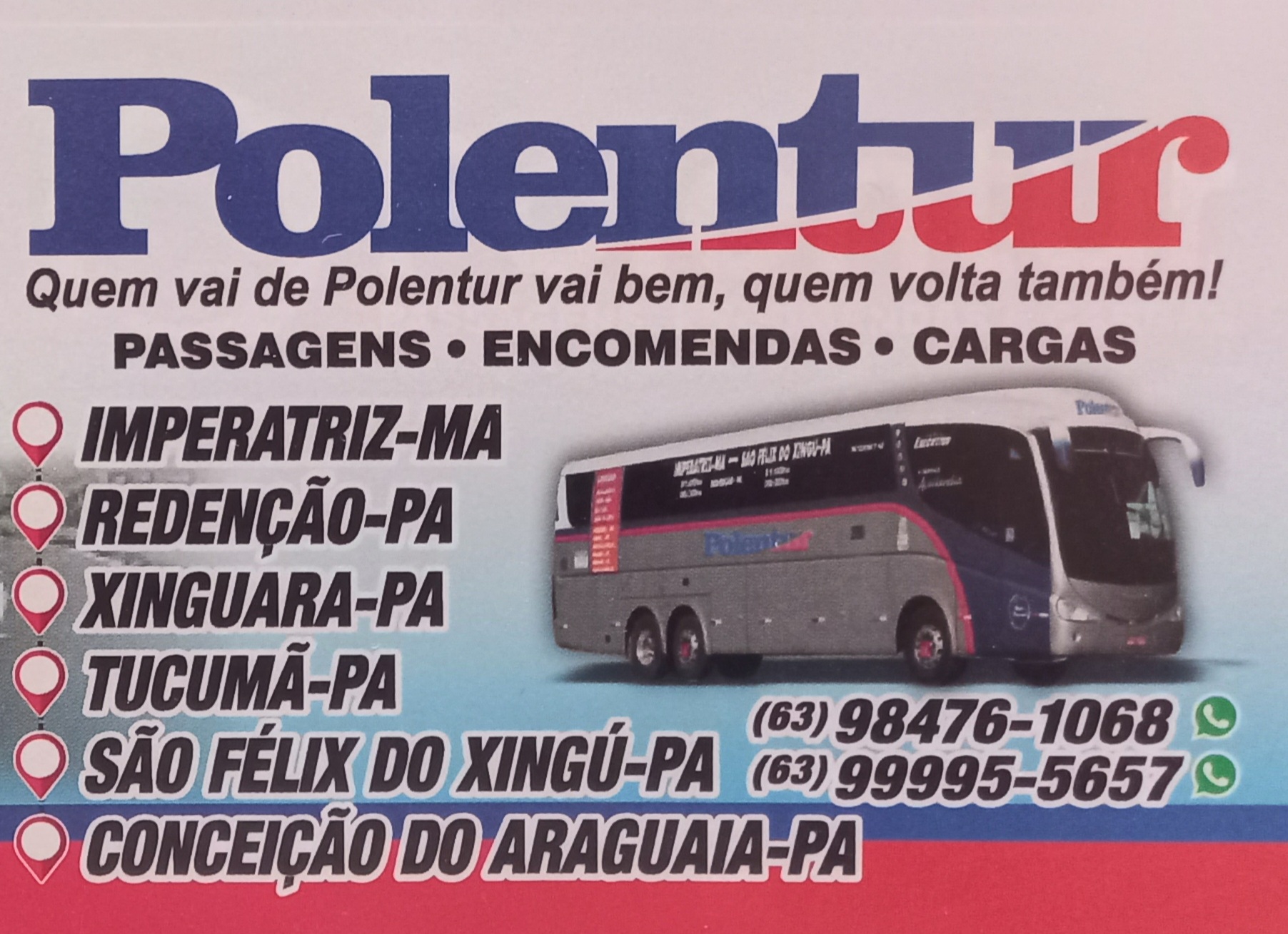 Encomendas e cargas para Redenção, Rio Maria, Xinguara, Tucumã e São Félix do Xingú em Araguaína - RES ENTREGAS IMEDIATAS 