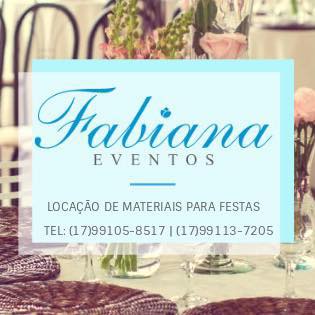 Fabiana Eventos - Locação de mesas e cadeiras