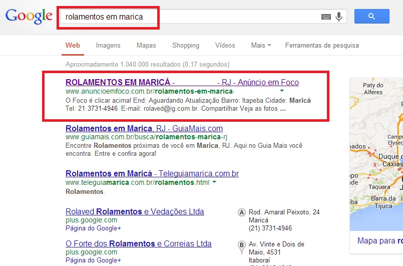 ROLAMENTOS EM MARICÁ - RJ