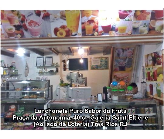 PASSO PONTO DE LANCHONETE EM TRÊS RIOS - RJ