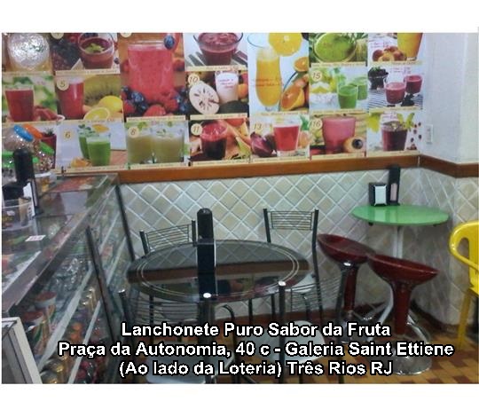 PASSO PONTO DE LANCHONETE EM TRÊS RIOS - RJ