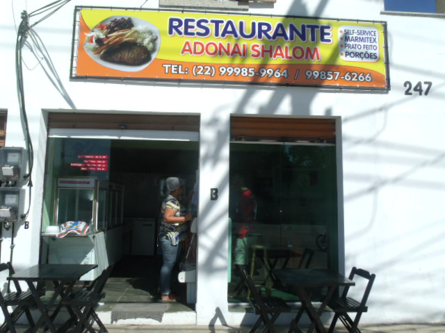 RESTAURANTE ADONAI SHALOM EM CAMPOS DOS GOYTACAZES - ADONAI SHALOM