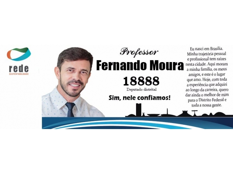 Candidato a Deputado Distrital - VOTE 18888