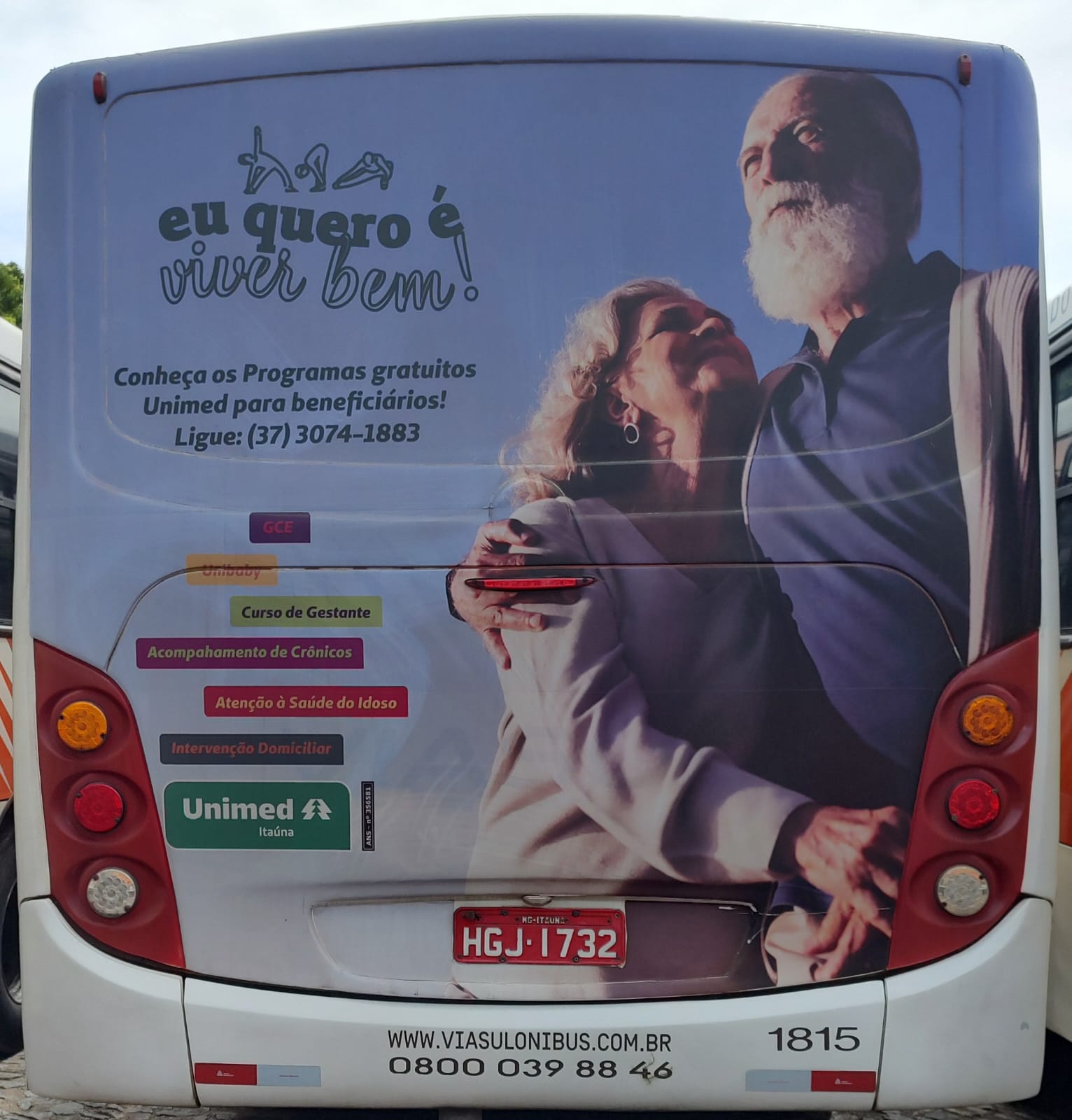 PROPAGANDA EM ÔNIBUS FORMIGA - MG