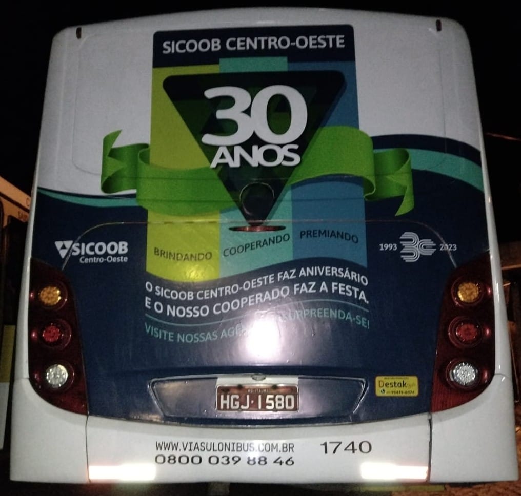 PROPAGANDA EM ÔNIBUS FORMIGA - MG