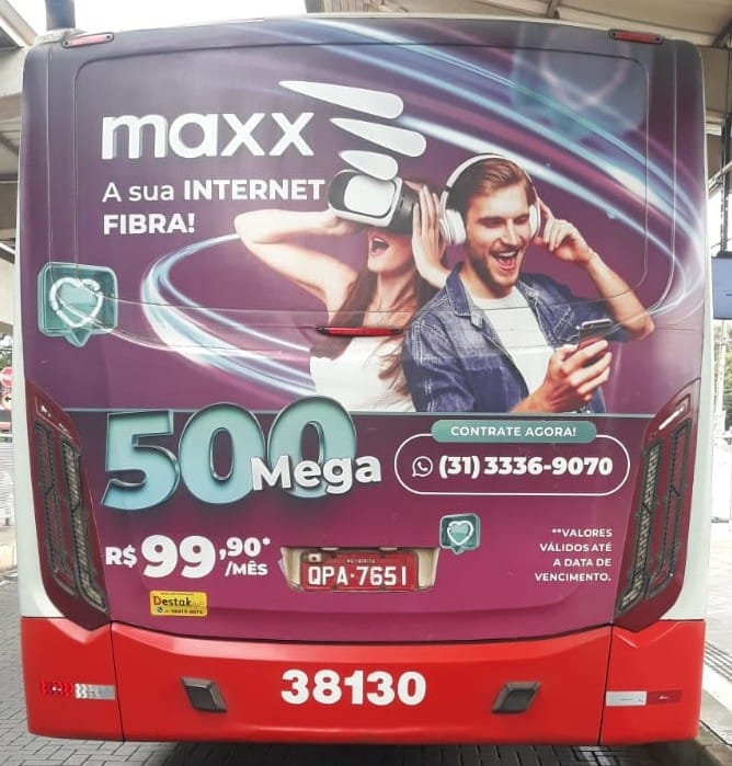 PROPAGANDA EM ÔNIBUS FORMIGA - MG