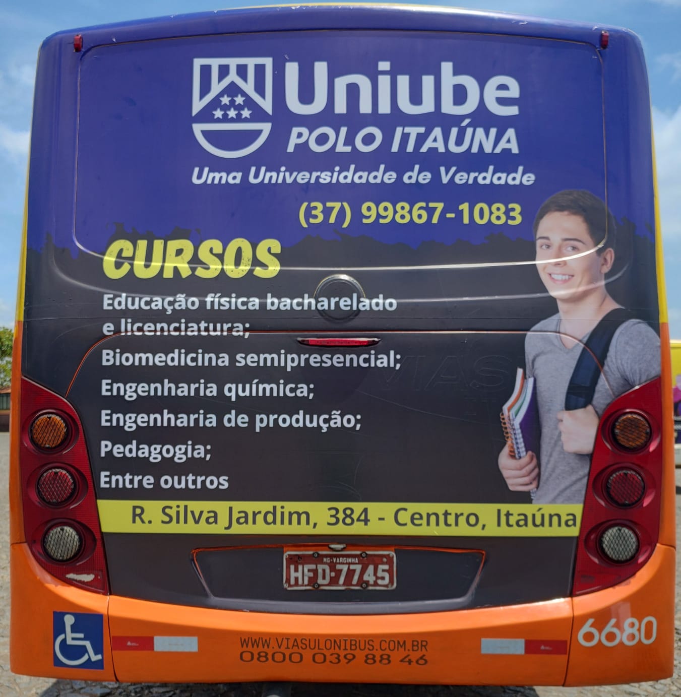 PROPAGANDA EM ÔNIBUS FORMIGA - MG