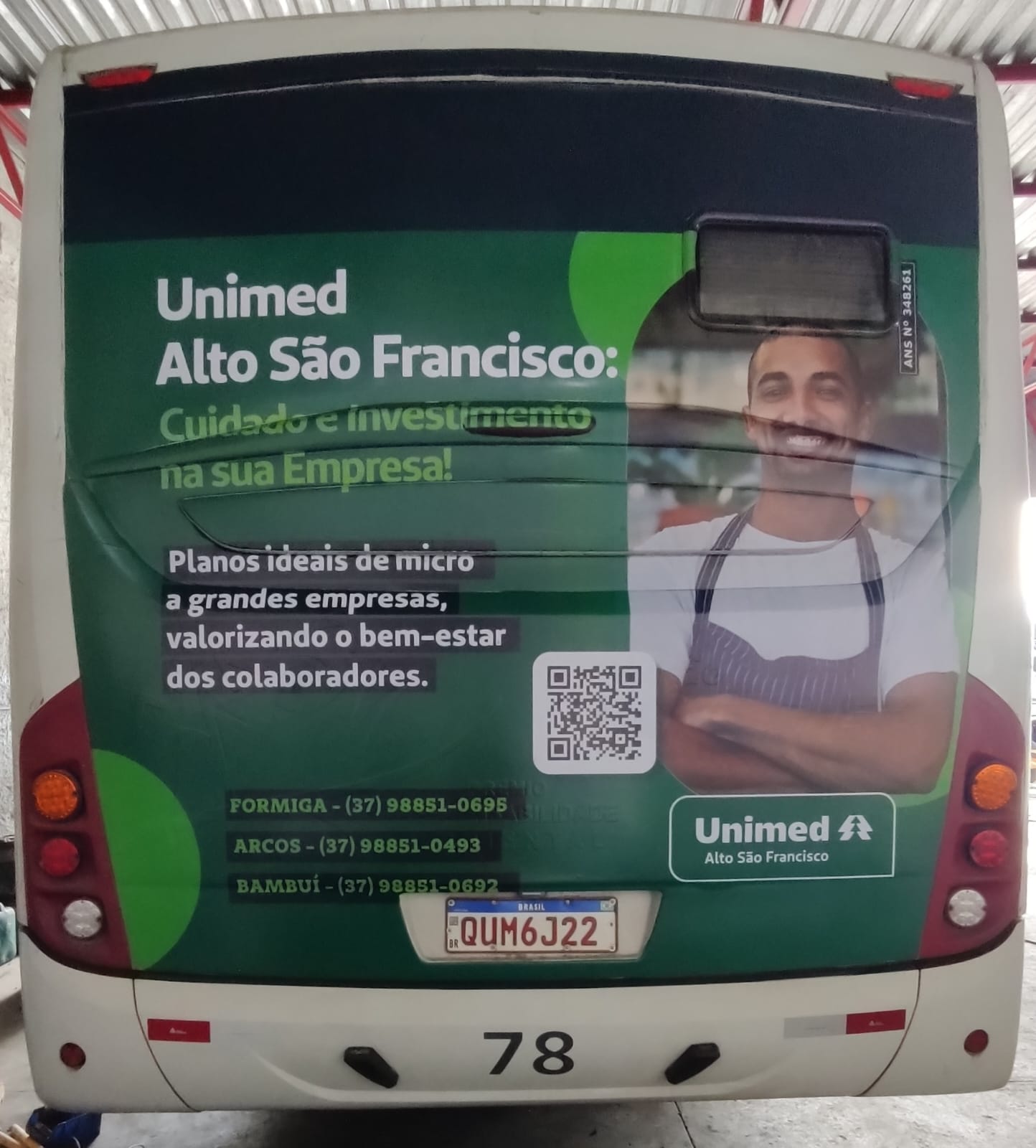 PROPAGANDA EM ÔNIBUS FORMIGA - MG