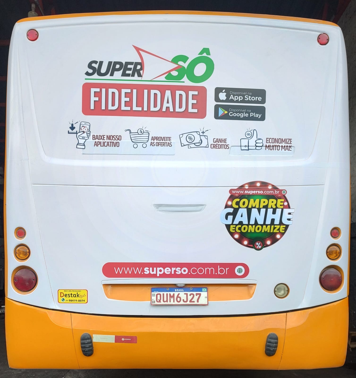 PROPAGANDA EM ÔNIBUS FORMIGA - MG