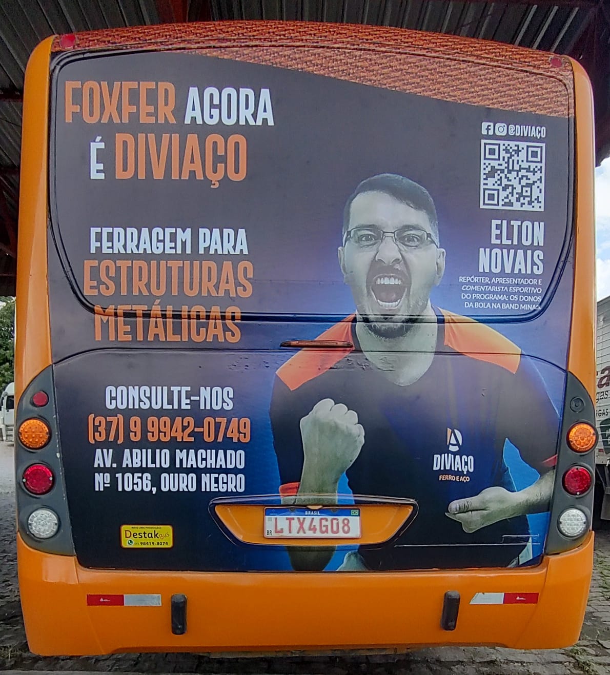 PROPAGANDA EM ÔNIBUS FORMIGA - MG