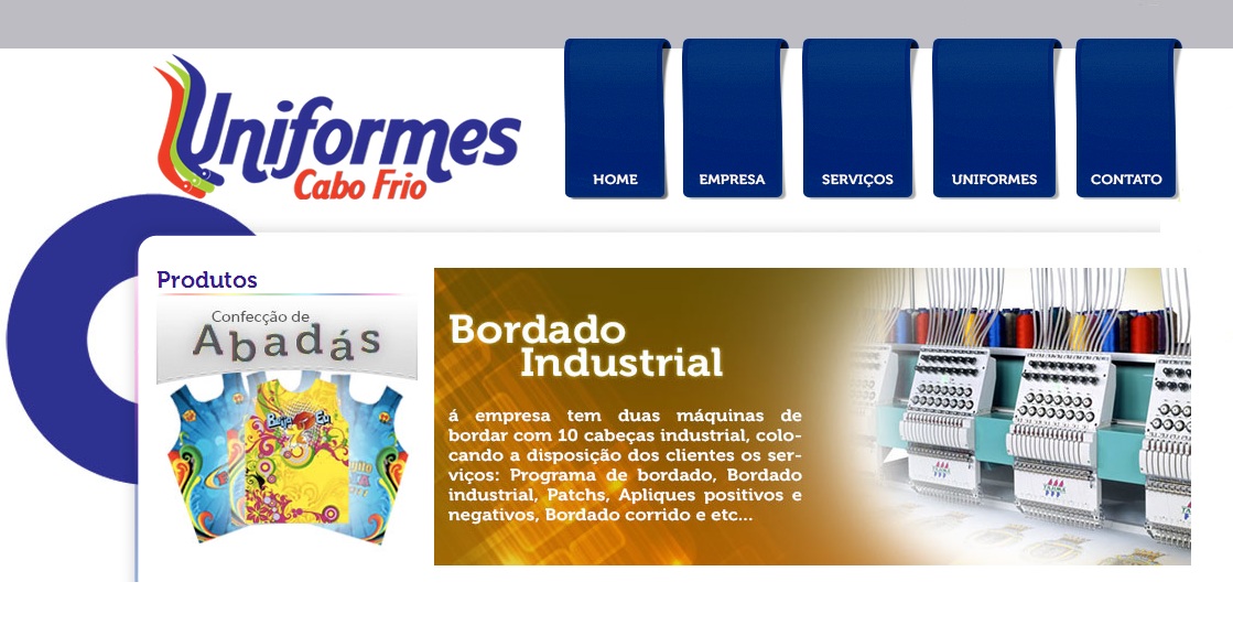 BORDADO INDUSTRIAL EM CABO FRIO - UNIFORMES CABO FRIO - RJ