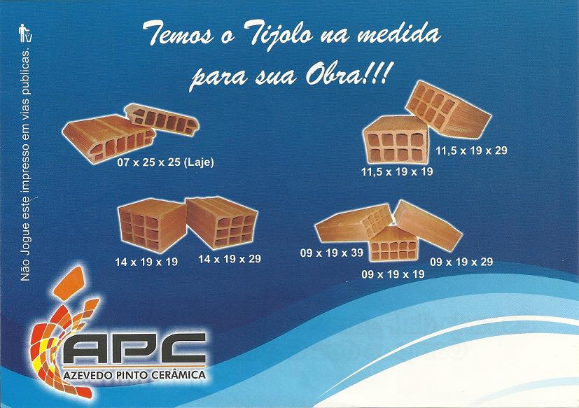APC AZEVEDO PINTO CERAMICA EM CAMPOS DOS GOYTACAZES - APC CERAMICA