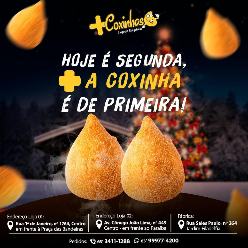 SALGADOS EM ARAGUAINA. + COXINHAS 