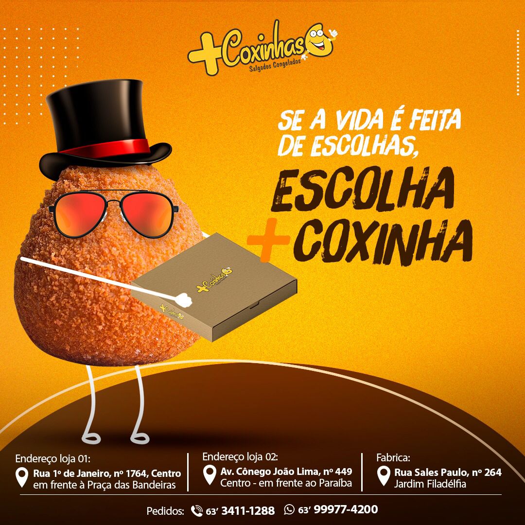 SALGADOS EM ARAGUAINA. + COXINHAS 