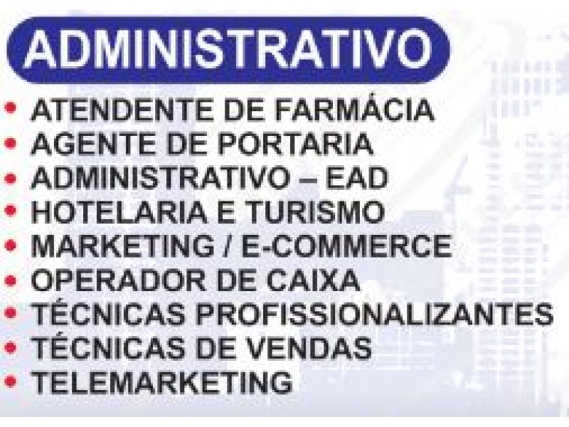 CURSOS PROFISSIONALIZANTES EM MANAUS - AM
