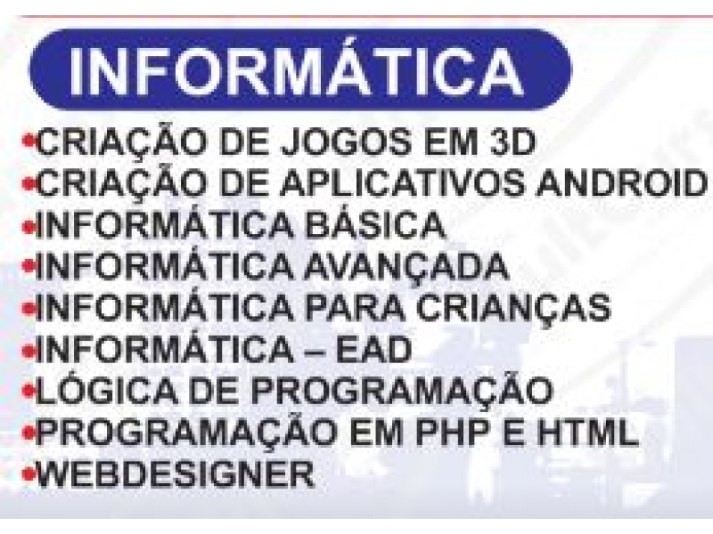 CURSOS PROFISSIONALIZANTES EM MANAUS - AM