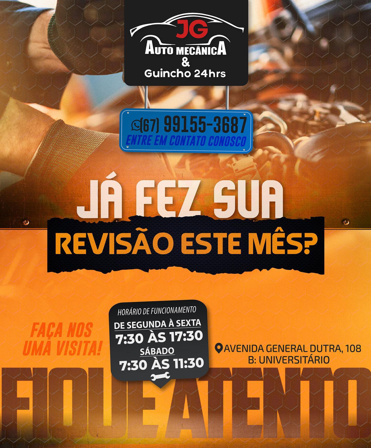 OFICINA MECÂNICA EM CORUMBÁ - MS