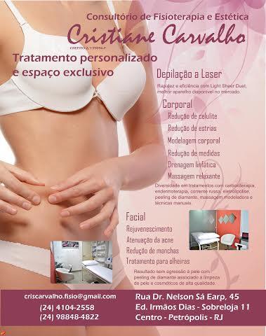 ESTÉTICA E FISIOTERAPIA EM ITAIPAVA PETRÓPOLIS - CRISTIANE CARVALHO ESTÉTICA E FISIOTERAPIA - RJ