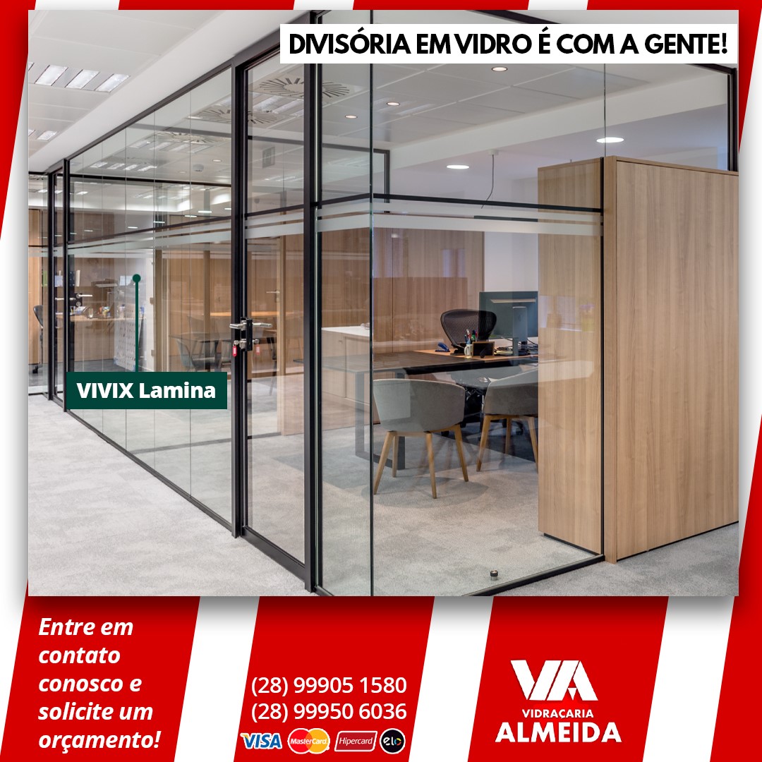 VIDRAÇARIA ALMEIDA - CORTINA DE VIDRO EM MARATAÍZES ES