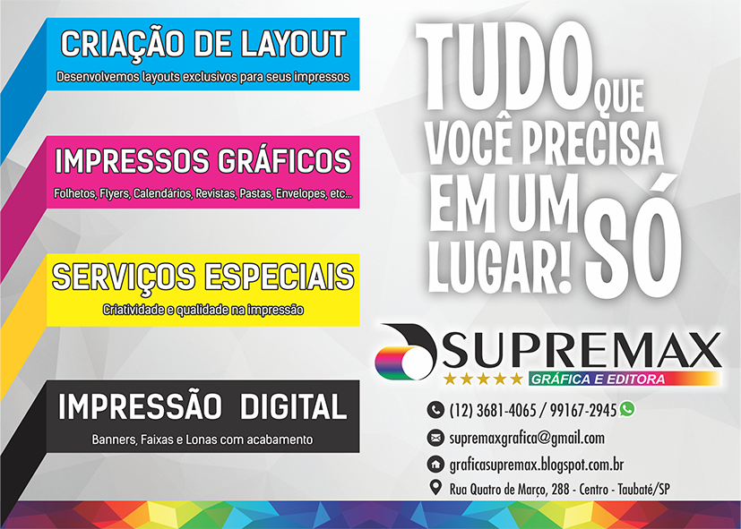 GRÁFICA EM TAUBATÉ - WhatsApp Online - SP