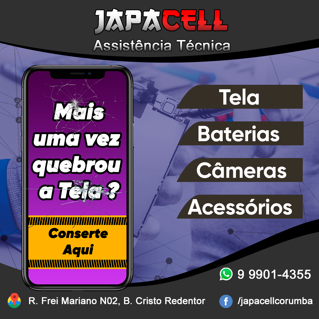 CONSERTO DE CELULARES EM CORUMBÁ - MS 