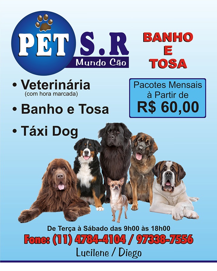 PET SR - BANHO E TOSA EM SAO ROQUE -SP