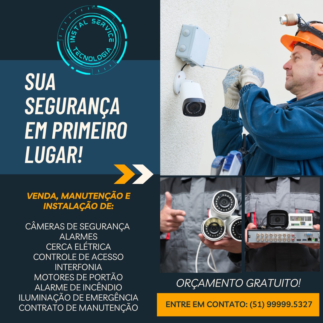 INSTALAÇÃO DE CÂMERAS ZONA SUL EM PORTO ALEGRE - RS