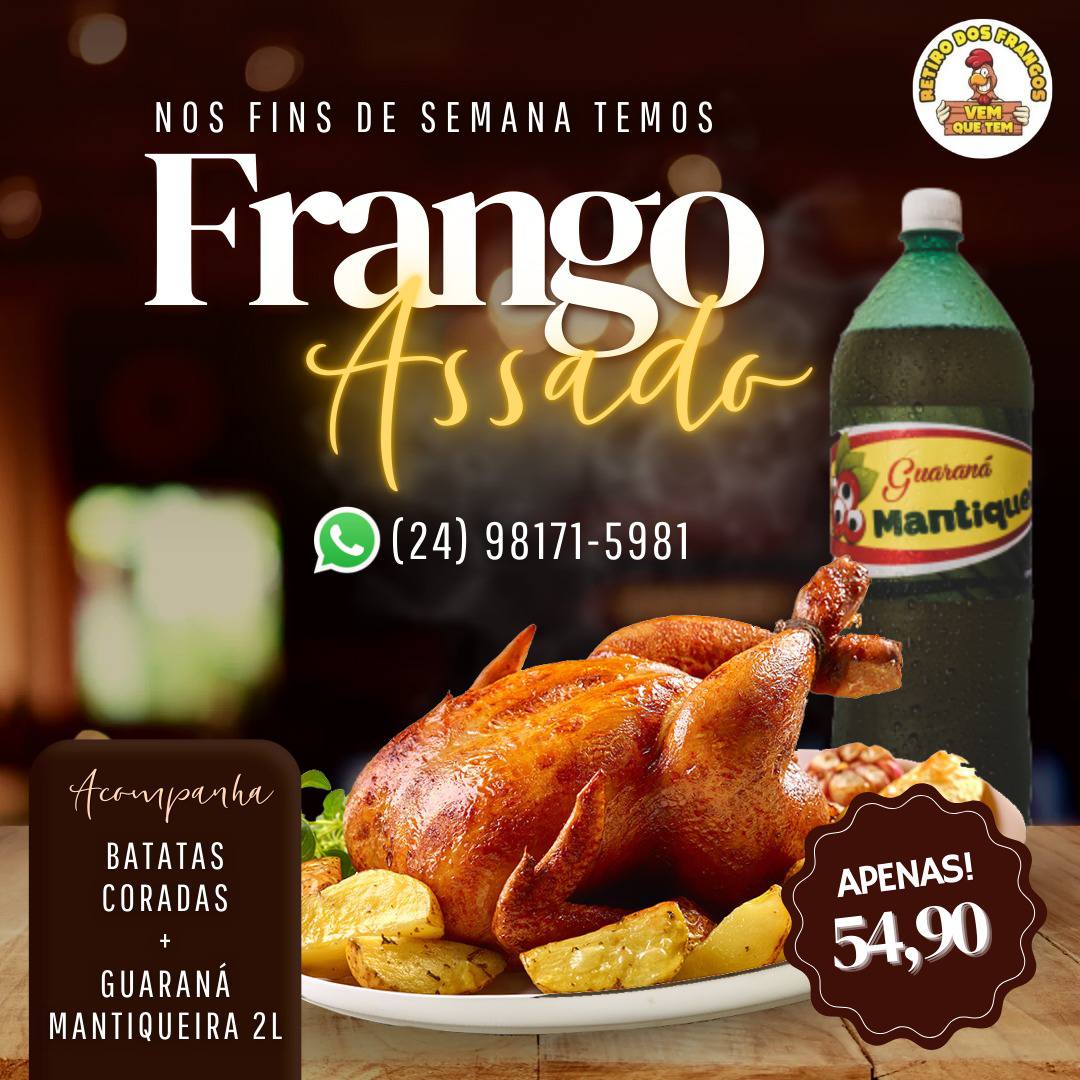 DISK FRANGO ASSADO NO ATERRADO RJ