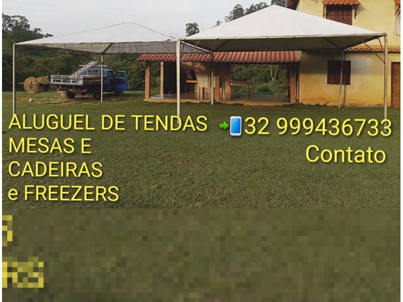 ALUGUEL DE TENDAS EM UBÁ 