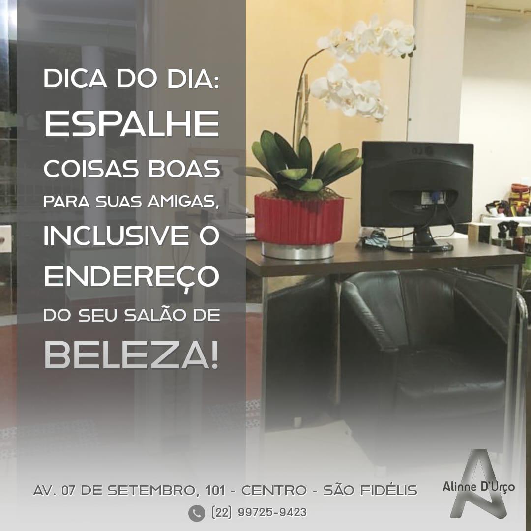 SALAO DE BELEZA EM SAO FIDELIS - ALINNE CABELEIREIRA