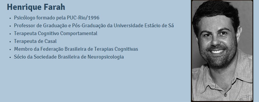 PSICOLOGO NA TIJUCA - HENRIQUE FARAH - RJ