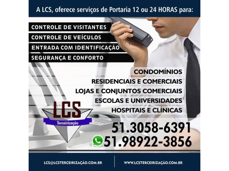 SERVIÇO DE PORTARIA 24 HORAS EM TRISTEZA - RS 