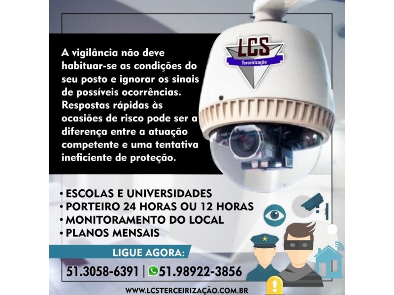 SERVIÇO DE PORTARIA 24 HORAS EM TRISTEZA - RS 