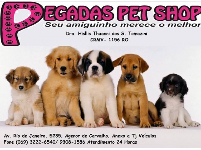 Clinica Veterinária no Agenor de Carvalho em Porto Velho - PEGADAS PET SHOP