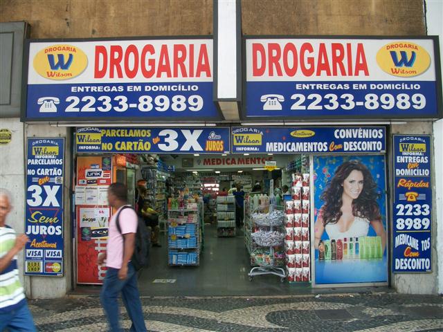 DROGARIA NO CENTRO DO RIO DE JANEIRO - DROGARIA WILSON - RJ